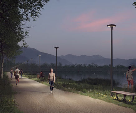 Aya nature-centric luminaire