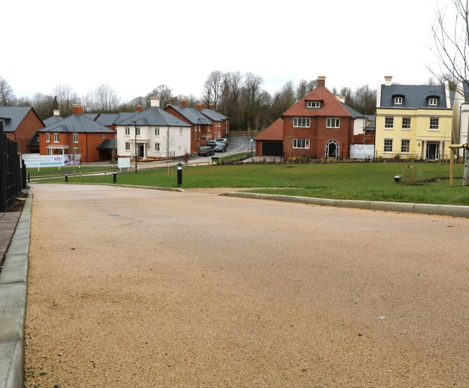 NatraTex Cotswold decorative road surfacing - Winchester Village