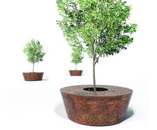 Alcorque Round Bench and Planter By LAB23