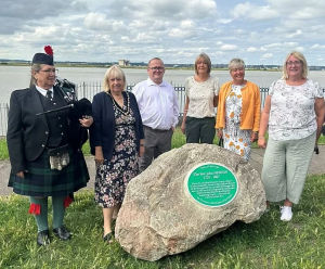CED Stone Support Local Community with John Newton Plaque