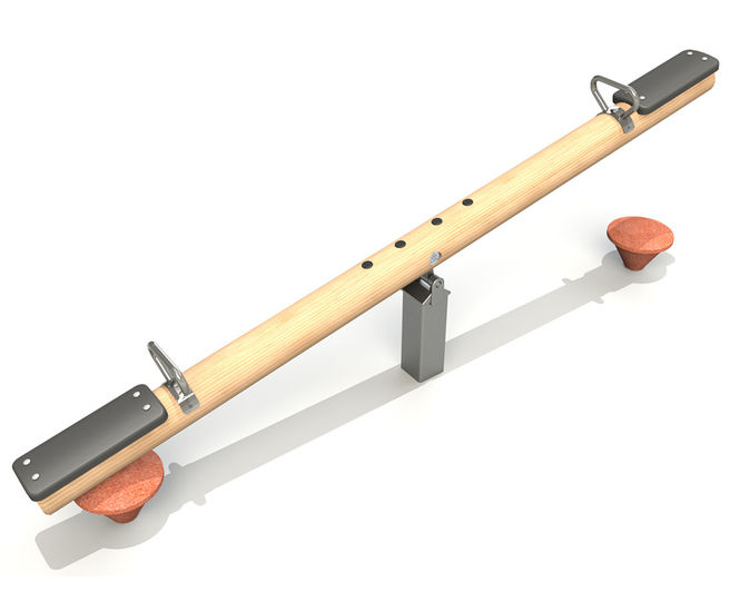 Timber seesaw - 2 users
