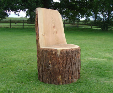 Tree trunks for nature-themed play spaces and landscaping