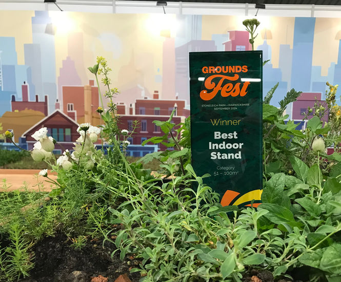 Harrowden Wins "Best Indoor Stand" at Groundsfest '24.