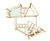 Clamber Stack Zio timber climbing frame with net 3