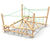 Clamber Stack Mezzo timber climbing frame 2