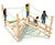 Clamber Stack Mezzo timber climbing frame 0
