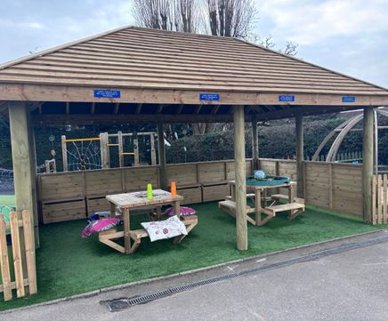 Outdoor Classroom installed for St John’s Infants School