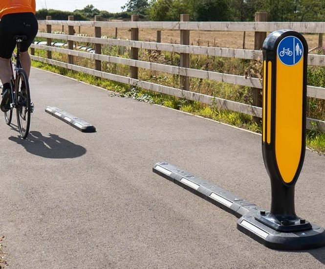 Glasdon launches new Endurokerb™ cycle lane defenders