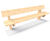 Timber bench - 2000mm-long 1