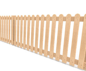 Timber picket play fencing (1 or 1.2m high)