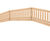 Incline Pro timber fencing with kickboards 3