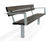 Ekeby Park Bench - recycled plastic outdoor bench with backrest 3