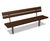 Ekeby Park Bench - recycled plastic outdoor bench with backrest 5