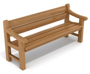 England traditional timber bench