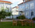 Park Bench England - outdoor wood bench with backrest and armrests 3