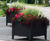Flox, Low and high - contemporary steel square planters 0