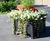 Flox, Low and high - contemporary steel square planters 2