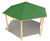 Hexagonal timber shelters 4