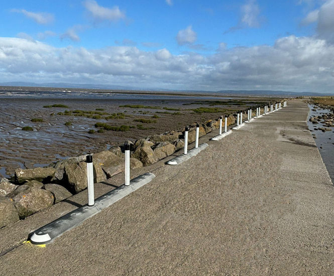 Milestone Islands Installed to Safeguard Cyclists & Pedestrians