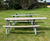 Olvon Picnic Table - wheelchair accessible outdoor HPL table 1