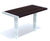 Pixbo picnic table - outdoor steel and pine picnic table 3