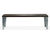 Rox Bench - outdoor pine and metal freestanding park bench 7
