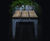 Rox Bench - outdoor pine and metal freestanding park bench 2
