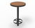 Sofiero Round Bar Table - outdoor metal table for parks and cafes 2