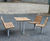 Table Sofiero - hardwood outdoor table with galvanized frame 2