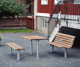 Table Sofiero - hardwood outdoor table with galvanized frame - on this page