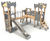 Castle-themed timber play towers 5