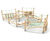 Clamber Stack® - timber, rope and steel playground climbing frames 8