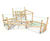 Clamber Stack® - timber, rope and steel playground climbing frames 14