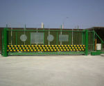 CSG 10140 crash-tested sliding cantilevered gate