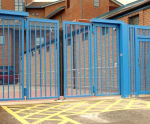 CSG 10604 trackless bi-folding speed gate