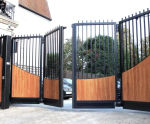 CSG 10605 trackless bi-folding speed gate
