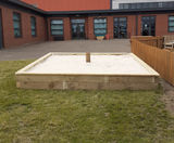 Large Square Timber Sandpit (CP-SQS) - on this page