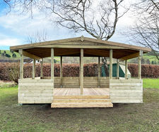 Large Timber Outdoor Play Shelter (CP-OPS)