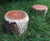 Rustic Log Stump Seats (CP-RLS) 3