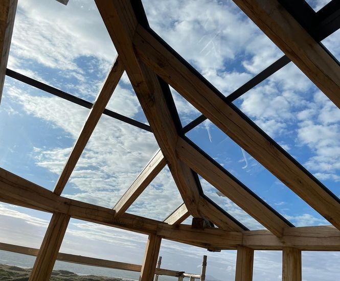 Rafterline patent glazing system for timber-framed roofs