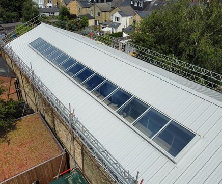 4Edge Pro - aluminium patent glazing system system for roofs