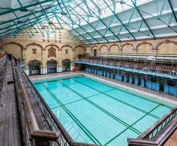 Roof glazing replacement - Victoria Baths, Manchester