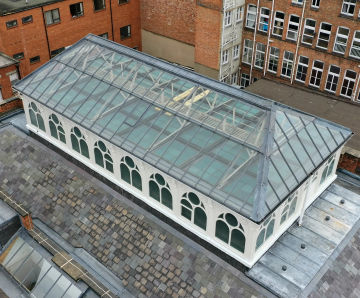 Roof lantern replacement for Victorian building - Leicester