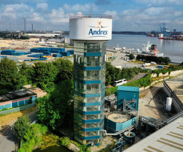 Replacement façade glazing - Kimberly Clark Water Tower