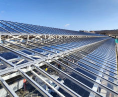 Roof glazing replacement - Green Park Station, Bath