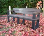Tenby recycled plastic bench