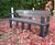 Tenby recycled plastic bench 0