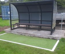 Recycled plastic seating helps football club's improvements plans