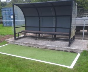Recycled plastic seating helps football club's improvements plans