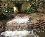 Concrete filled bagwork for erosion control and scour protection